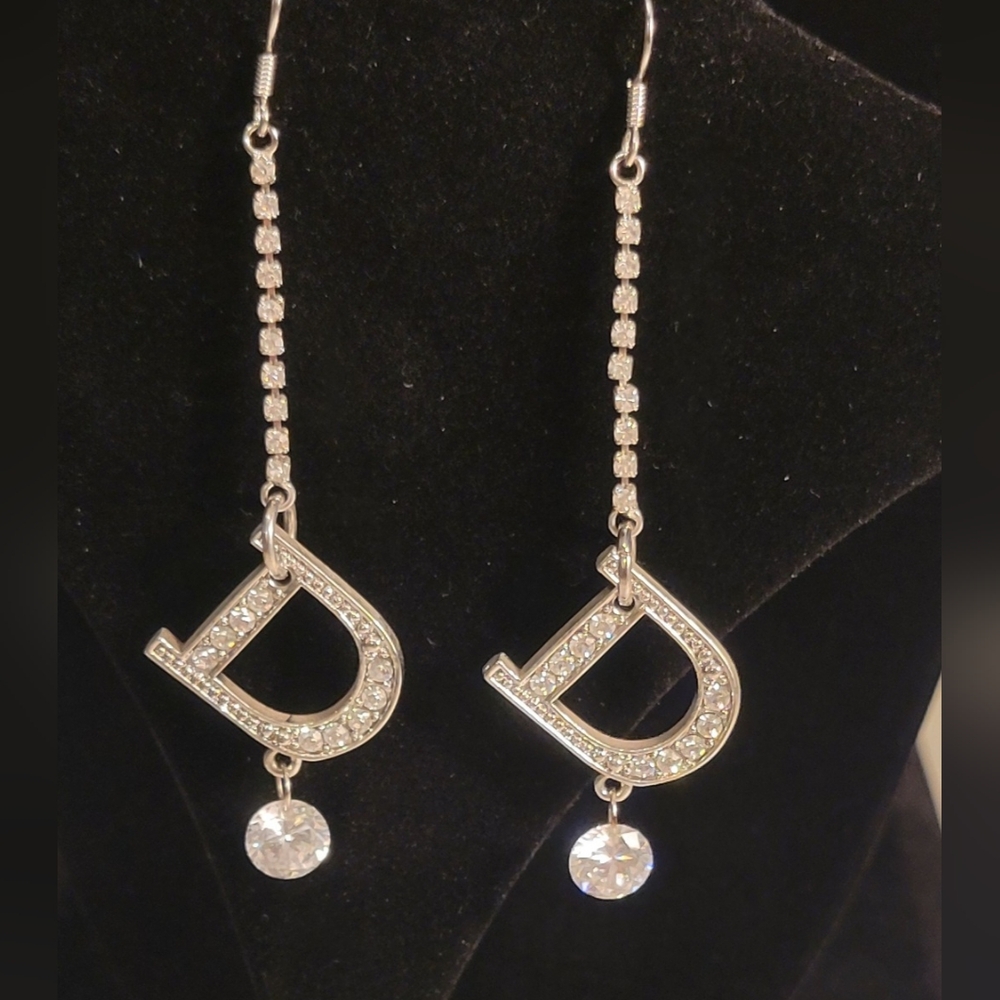 Dior Style Drop Earrings